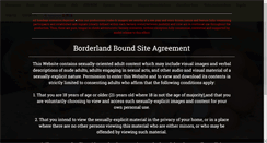 Desktop Screenshot of borderlandbound.info